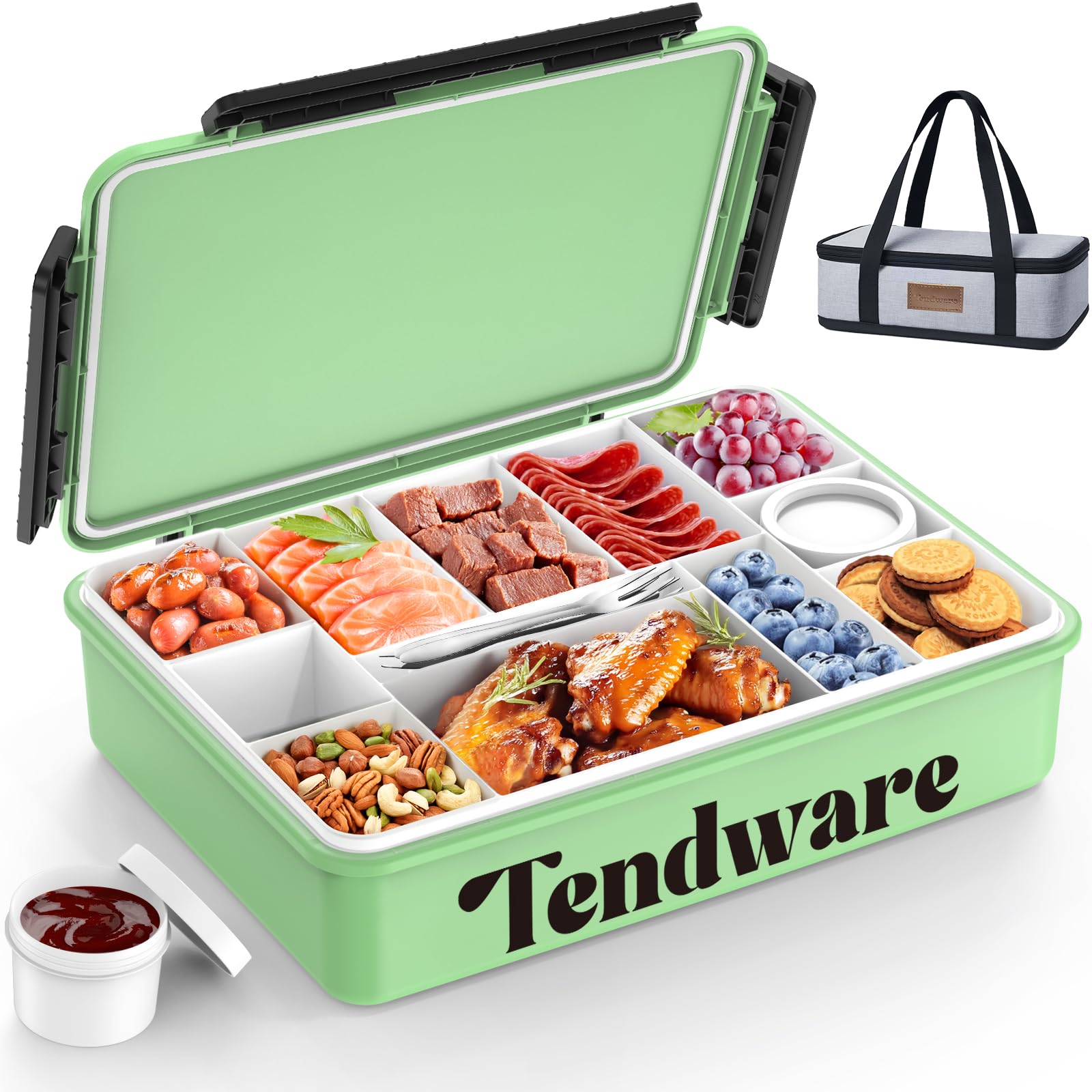 Chilled Portable Snackle Box Container Insulated Bag Keep Food
